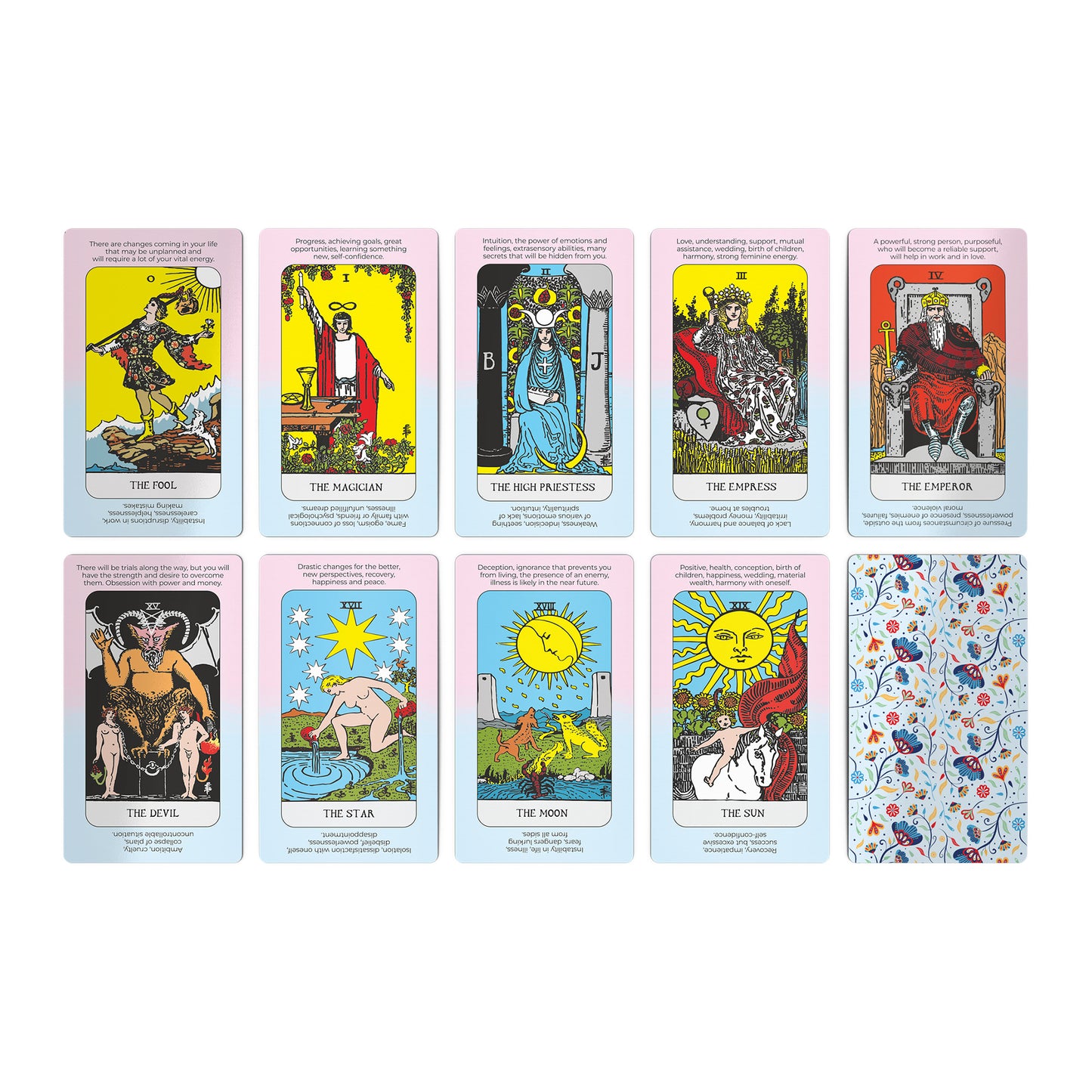 Tarot Quick Answers Deck – Tarot Cards with Meanings, Yes/No Guidance, Beginner Friendly